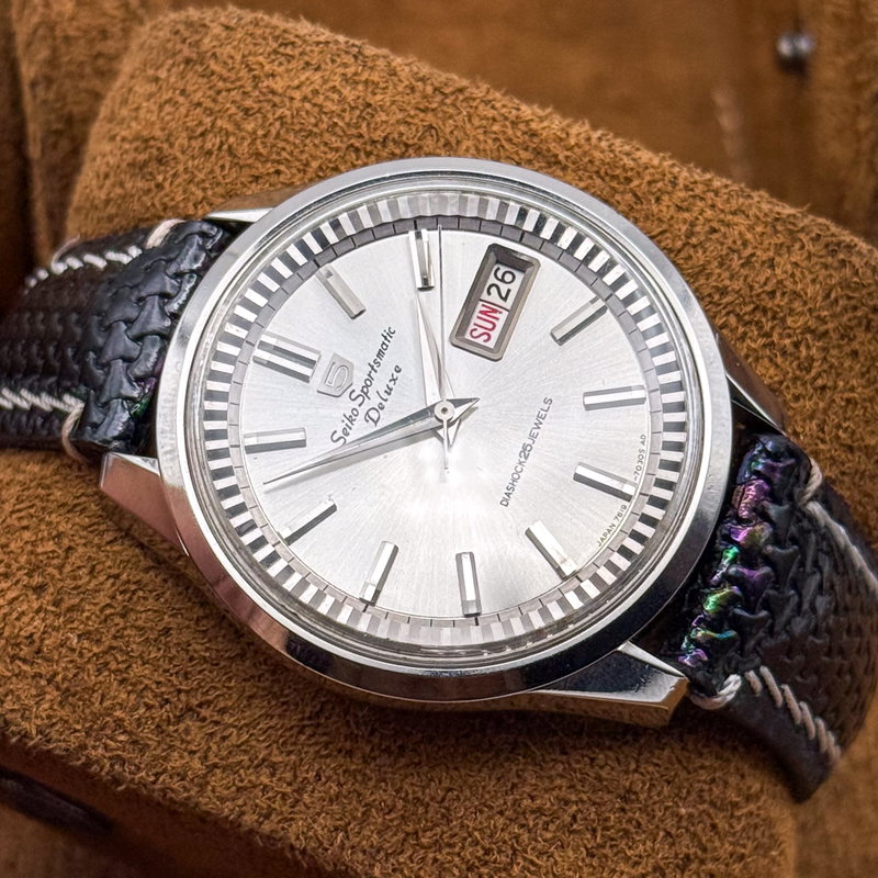 Seiko Seiko - Sportsmatic Deluxe [Near-Mint] 静輪 (Seirin) – Silent Circle - No reserve price - 7619-7060 - Men - 1965 vintage watch - image 14