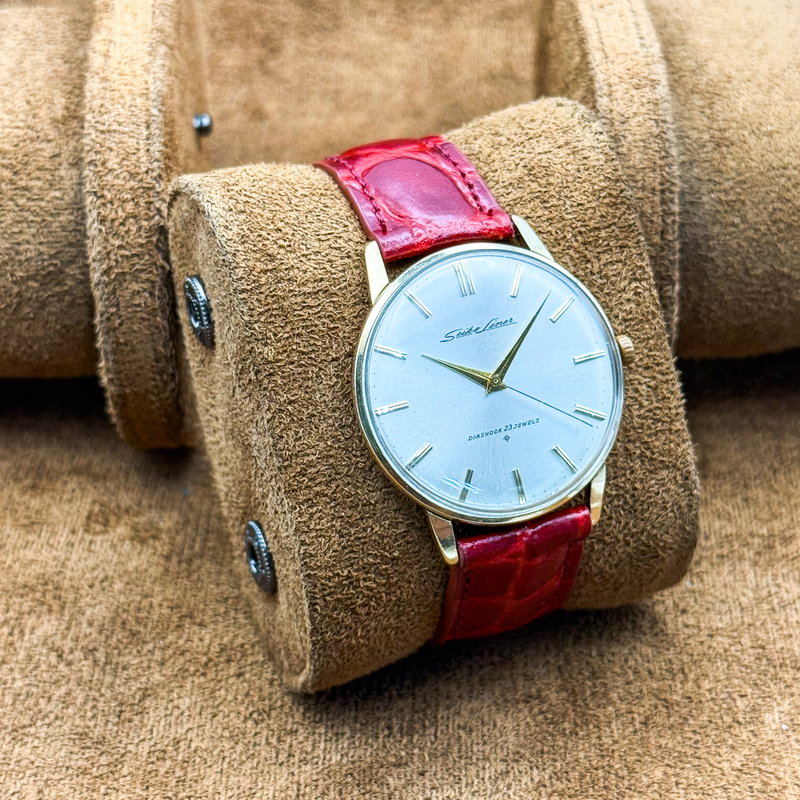 Seiko Seiko - Liner "ALL GOLD-FILLED" 雪淡 – Yuki Tan – Faint Snow - No reserve price - J15001 - Men - 1961 vintage watch - image 12
