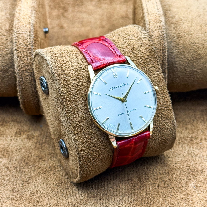 Seiko Seiko - Liner "ALL GOLD-FILLED" 雪淡 – Yuki Tan – Faint Snow - No reserve price - J15001 - Men - 1961 vintage watch - image 13