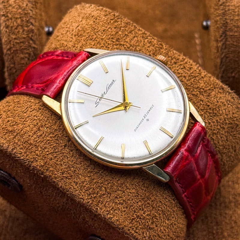 Seiko Seiko - Liner "ALL GOLD-FILLED" 雪淡 – Yuki Tan – Faint Snow - No reserve price - J15001 - Men - 1961 vintage watch - image 17