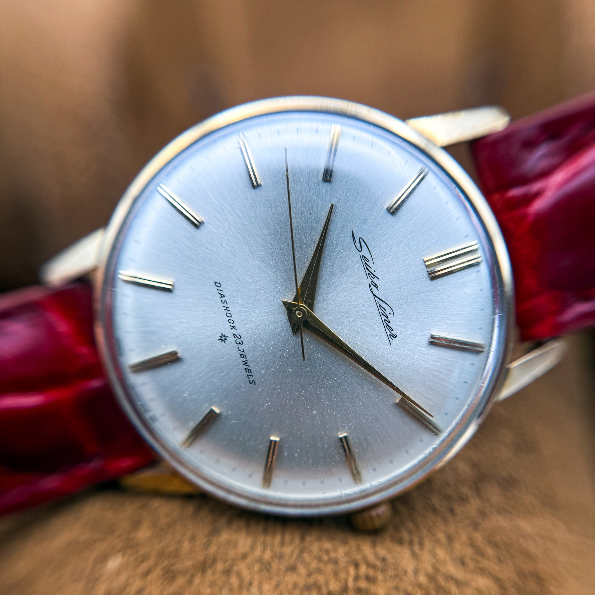 Seiko - Liner "ALL GOLD-FILLED" 雪淡 – Yuki Tan – Faint Snow - No reserve price - J15001 - Men - 1961