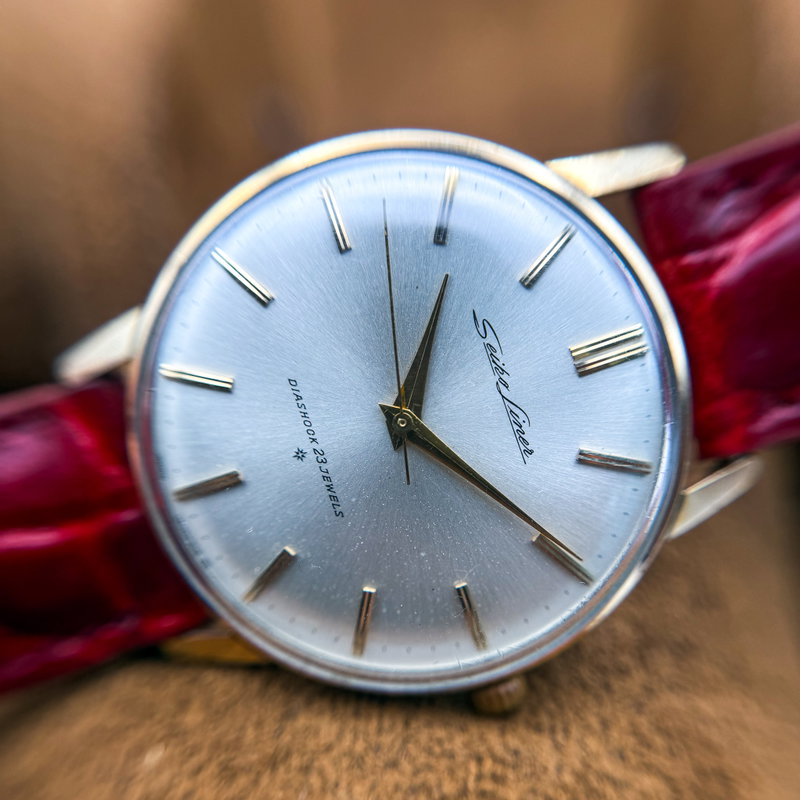 Seiko Seiko - Liner "ALL GOLD-FILLED" 雪淡 – Yuki Tan – Faint Snow - No reserve price - J15001 - Men - 1961 vintage watch - image 1