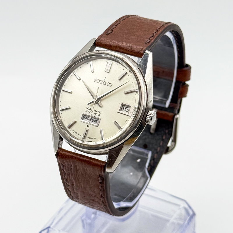 Seiko Seiko - Lord Matic 銀輝 (Ginki) – Silver Radiance - No reserve price - 5606-7060 - Men - 1968 vintage watch - image 2