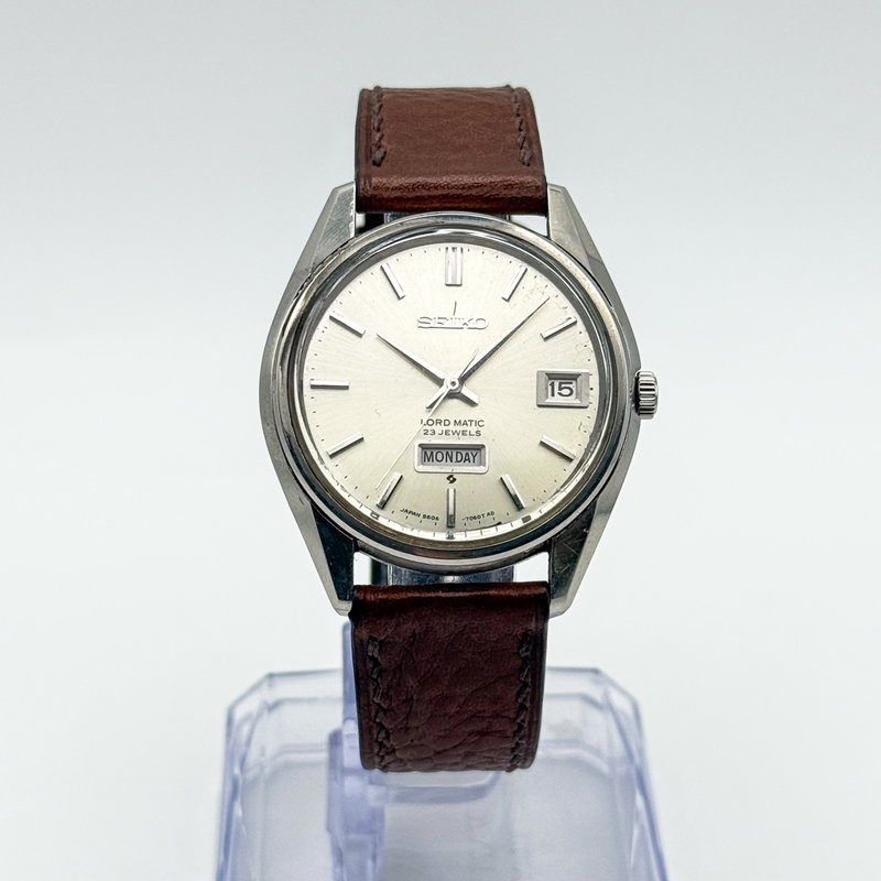 Seiko Seiko - Lord Matic 銀輝 (Ginki) – Silver Radiance - No reserve price - 5606-7060 - Men - 1968 vintage watch - image 4