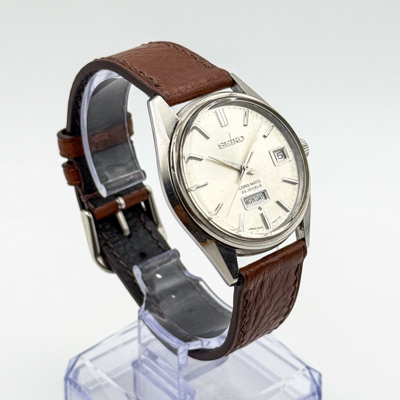 Seiko Seiko - Lord Matic 銀輝 (Ginki) – Silver Radiance - No reserve price - 5606-7060 - Men - 1968 vintage watch - image 5