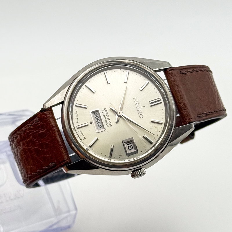 Seiko Seiko - Lord Matic 銀輝 (Ginki) – Silver Radiance - No reserve price - 5606-7060 - Men - 1968 vintage watch - image 10
