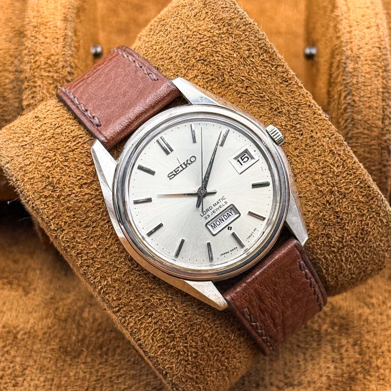Seiko Seiko - Lord Matic 銀輝 (Ginki) – Silver Radiance - No reserve price - 5606-7060 - Men - 1968 vintage watch - image 15