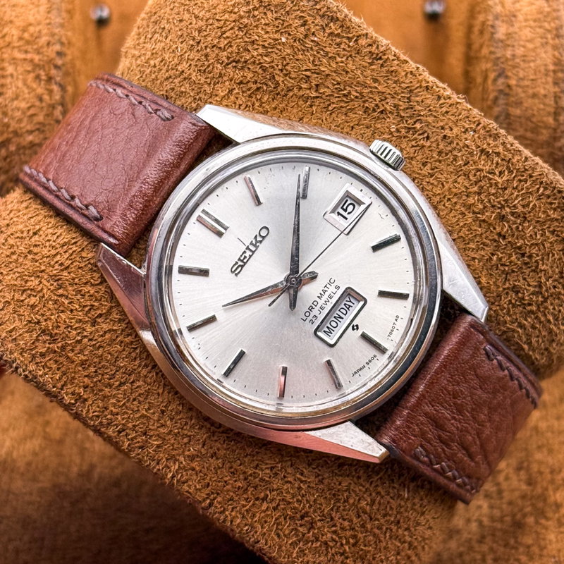 Seiko Seiko - Lord Matic 銀輝 (Ginki) – Silver Radiance - No reserve price - 5606-7060 - Men - 1968 vintage watch - image 16