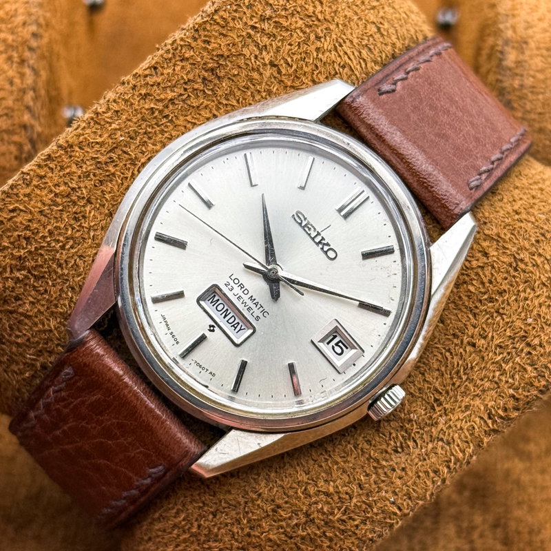 Seiko Seiko - Lord Matic 銀輝 (Ginki) – Silver Radiance - No reserve price - 5606-7060 - Men - 1968 vintage watch - image 1
