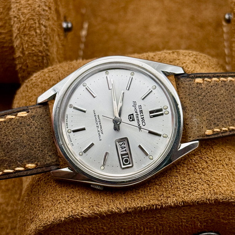 Seiko Seiko - Sportsmatic 5 歳痕 (Saikon) – Trace of Age - No Reserve Price - 6619-7070 - Men - 1966 vintage watch - image 6