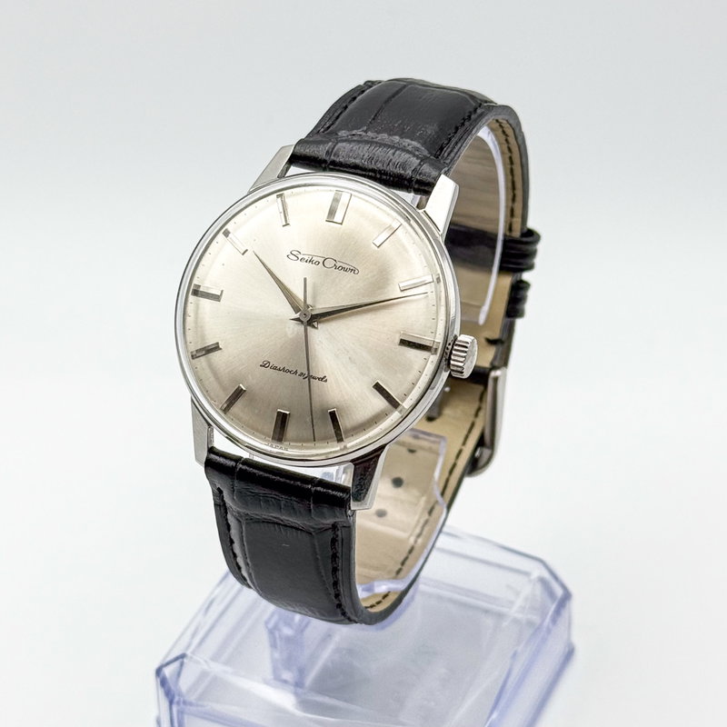 Seiko Seiko - Crown [Serviced] 皇光 (Kōkō) – Imperial Light - No reserve price - J15011 - Men - 1962 vintage watch - image 2