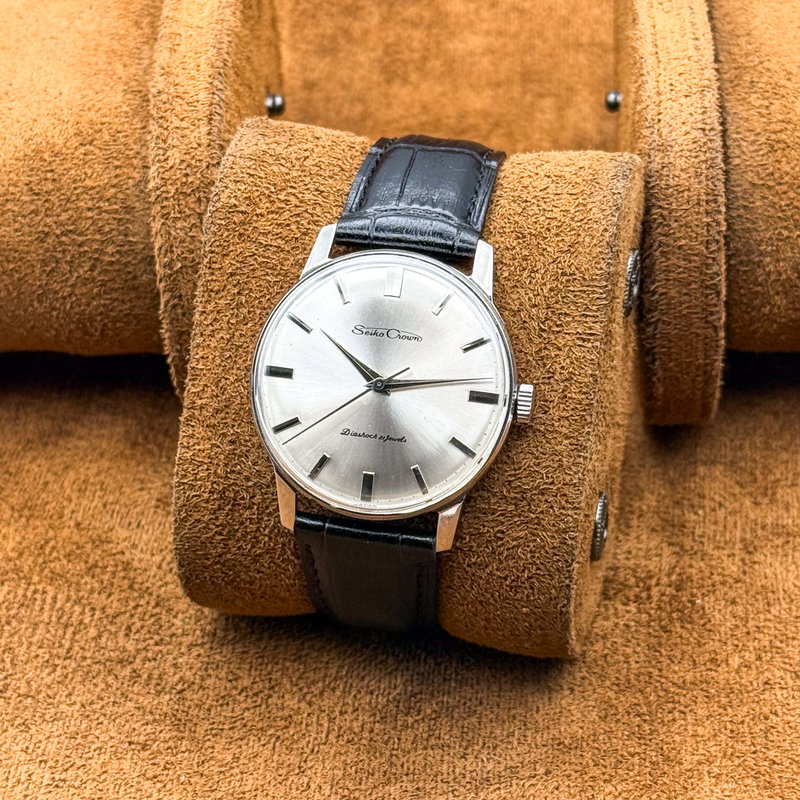 Seiko Seiko - Crown [Serviced] 皇光 (Kōkō) – Imperial Light - No reserve price - J15011 - Men - 1962 vintage watch - image 11