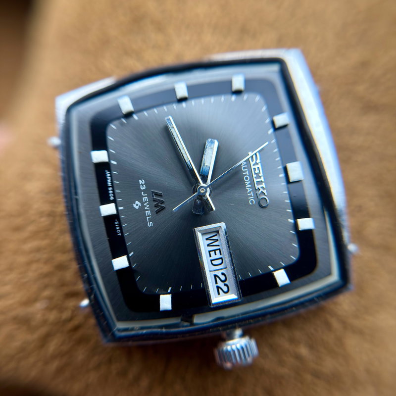 Seiko Seiko - Seiko LM "Noir Graphite" - No Reserve Price - 5606-5040 - Men - 1971 vintage watch - image 9