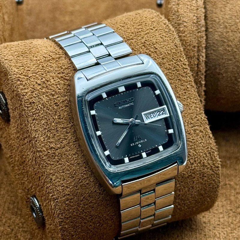 Seiko Seiko - Seiko LM "Noir Graphite" - No Reserve Price - 5606-5040 - Men - 1971 vintage watch - image 14