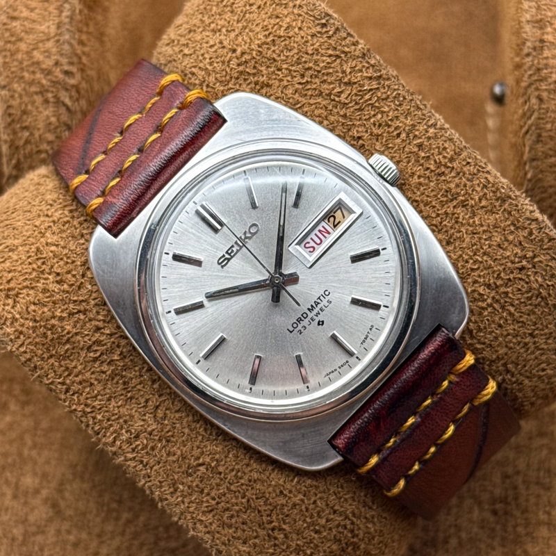 Seiko Seiko - Lord Matic [Near-Mint] 光羽 (Kōba) – Light Feather - No reserve price - 5606-7130 - Men - 1969 vintage watch - image 5