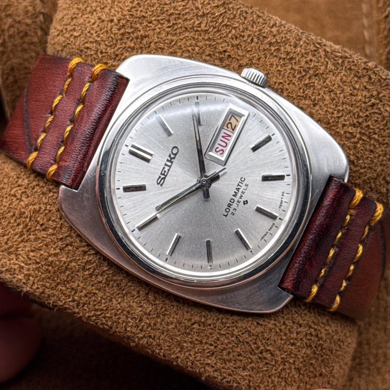 Seiko Seiko - Lord Matic [Near-Mint] 光羽 (Kōba) – Light Feather - No reserve price - 5606-7130 - Men - 1969 vintage watch - image 8
