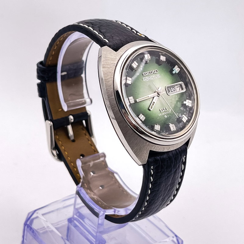 Seiko Seiko - 5 Actus "Gradient Green Sunburst" - No Reserve Price - 6106-7600 - Men - 1973 vintage watch - image 4