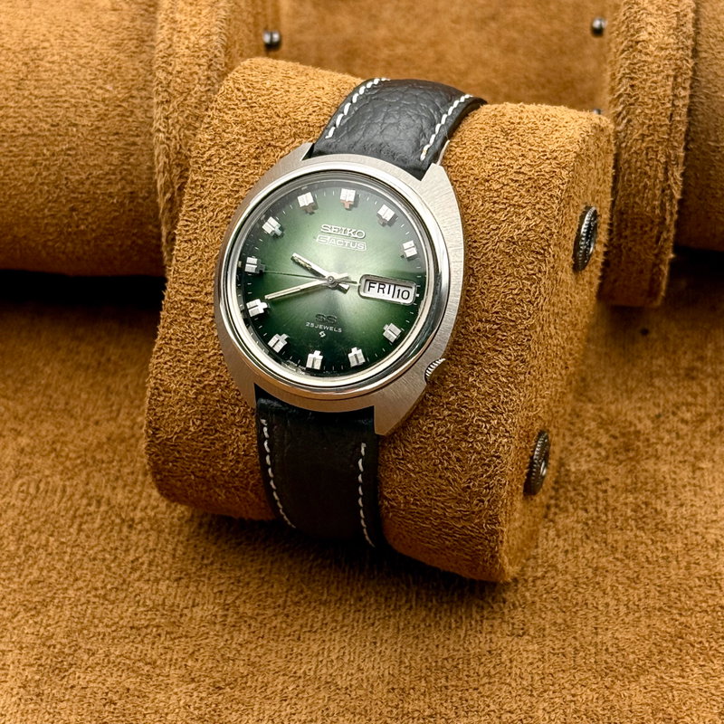 Seiko Seiko - 5 Actus "Gradient Green Sunburst" - No Reserve Price - 6106-7600 - Men - 1973 vintage watch - image 9