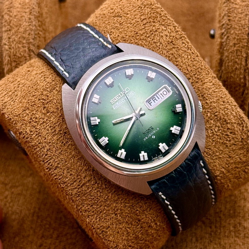 Seiko Seiko - 5 Actus "Gradient Green Sunburst" - No Reserve Price - 6106-7600 - Men - 1973 vintage watch - image 12