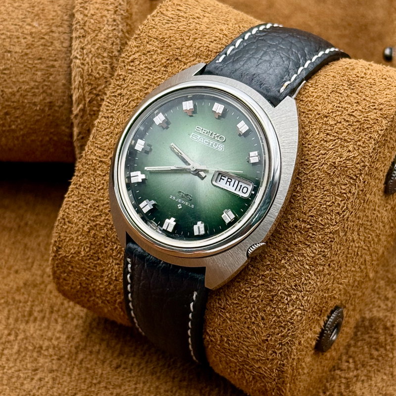 Seiko Seiko - 5 Actus "Gradient Green Sunburst" - No Reserve Price - 6106-7600 - Men - 1973 vintage watch - image 14