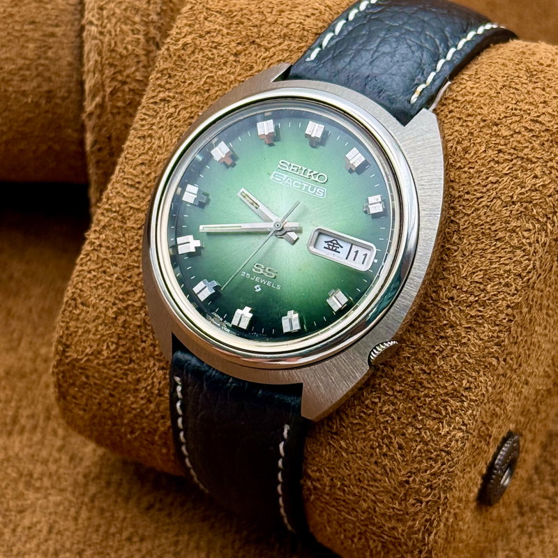 Seiko Seiko - 5 Actus "Gradient Green Sunburst" - No Reserve Price - 6106-7600 - Men - 1973 vintage watch - image 16