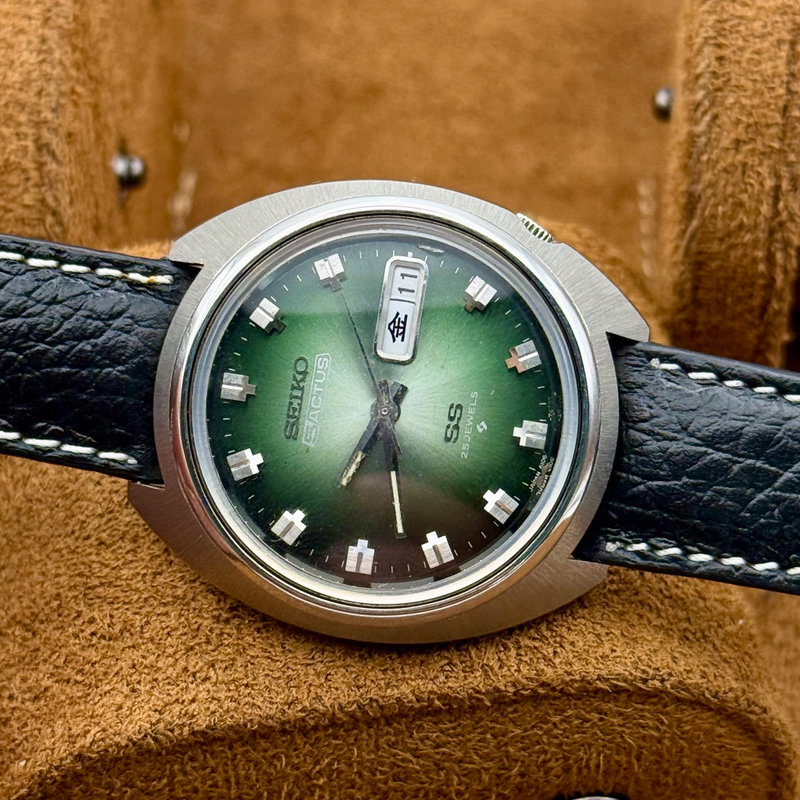 Seiko Seiko - 5 Actus "Gradient Green Sunburst" - No Reserve Price - 6106-7600 - Men - 1973 vintage watch - image 17