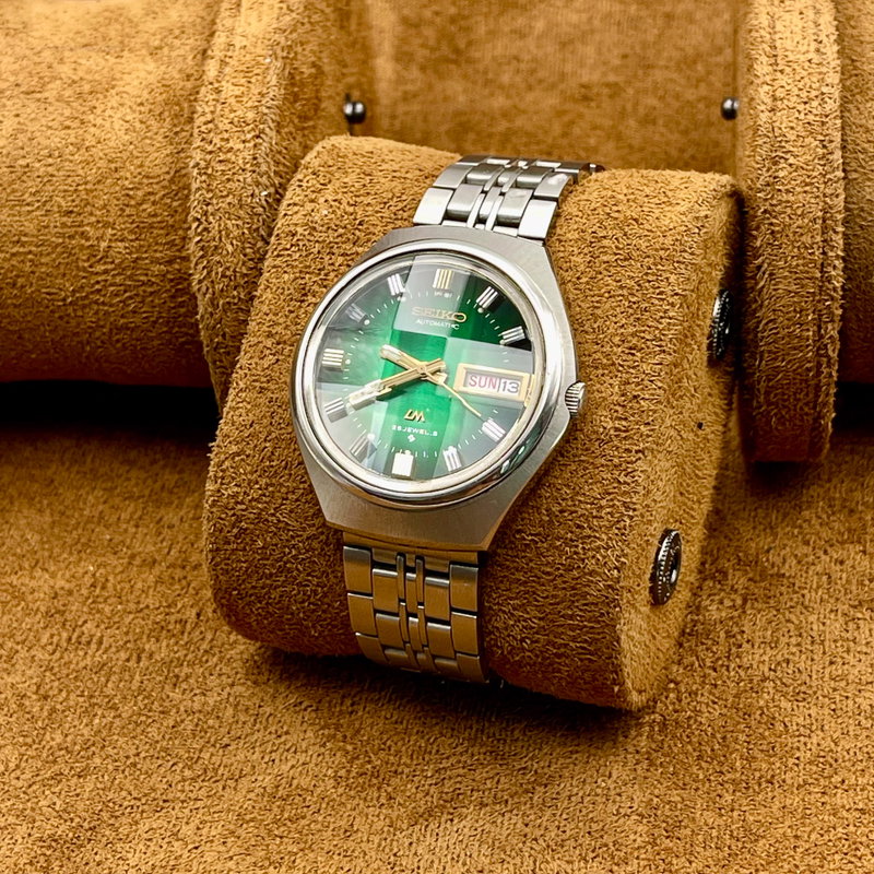 Seiko Seiko - LM "Gradient Emerald Sunburst" - No Reserve Price - 5606-8060 - Men - 1974 vintage watch - image 3