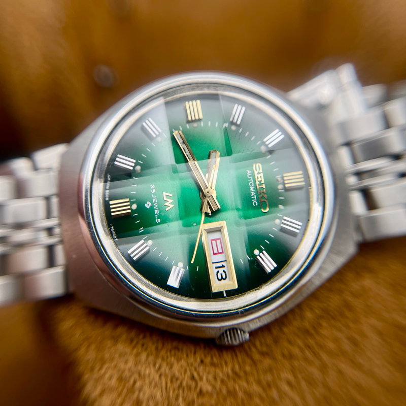 Seiko Seiko - LM "Gradient Emerald Sunburst" - No Reserve Price - 5606-8060 - Men - 1974 vintage watch - image 16