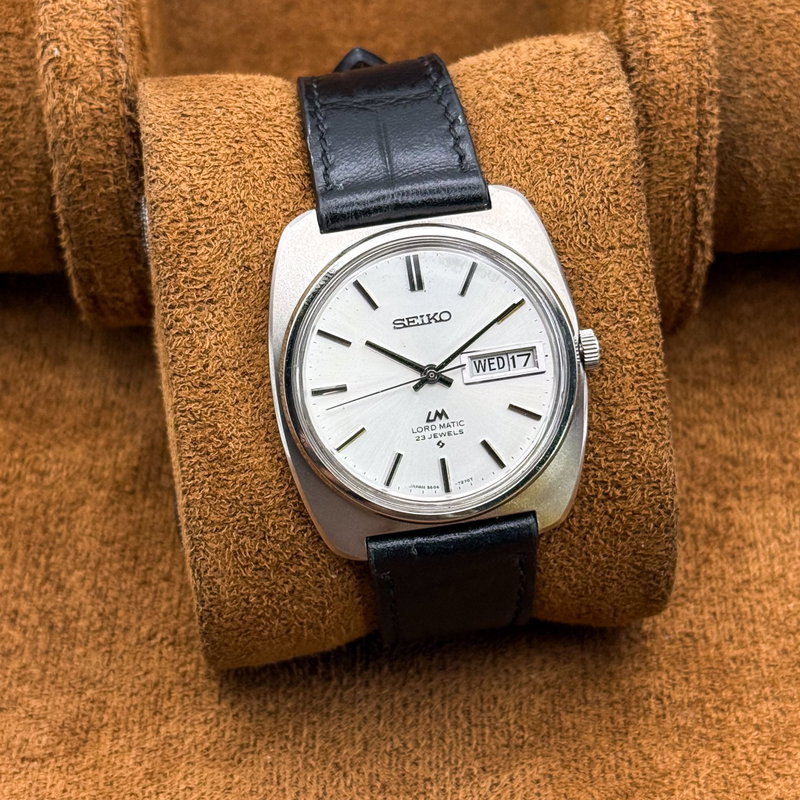 Seiko Seiko - Lord Matic 銀光 (Ginkō) – Silver Light - No reserve price - 5606-7130 - Men - 1979 vintage watch - image 4