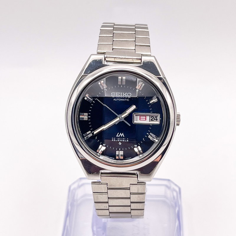 Seiko Seiko - LM "Deep Blue Sunburst" [Near-Mint]  光焦 – Kōshō – Focused Light - No reserve price - 5606-8130 - Men - 1975 vintage watch - image 2