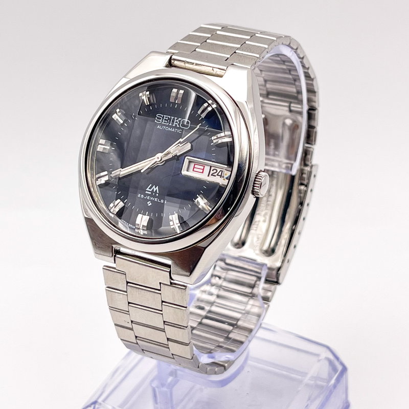 Seiko Seiko - LM "Deep Blue Sunburst" [Near-Mint]  光焦 – Kōshō – Focused Light - No reserve price - 5606-8130 - Men - 1975 vintage watch - image 1