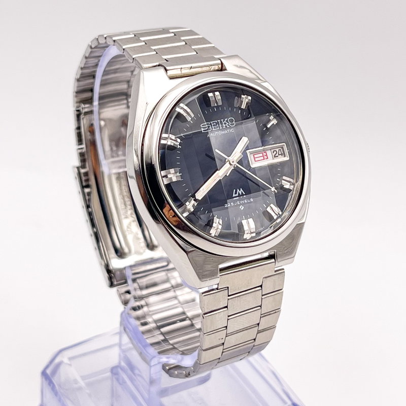 Seiko Seiko - LM "Deep Blue Sunburst" [Near-Mint]  光焦 – Kōshō – Focused Light - No reserve price - 5606-8130 - Men - 1975 vintage watch - image 4