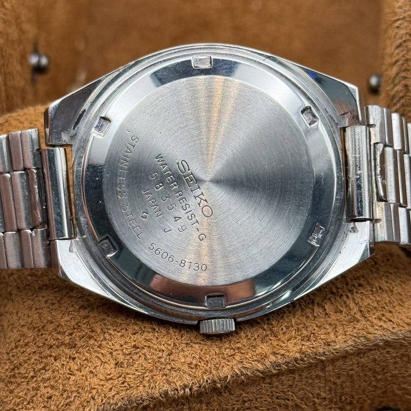 Seiko Seiko - LM "Deep Blue Sunburst" [Near-Mint]  光焦 – Kōshō – Focused Light - No reserve price - 5606-8130 - Men - 1975 vintage watch - image 9