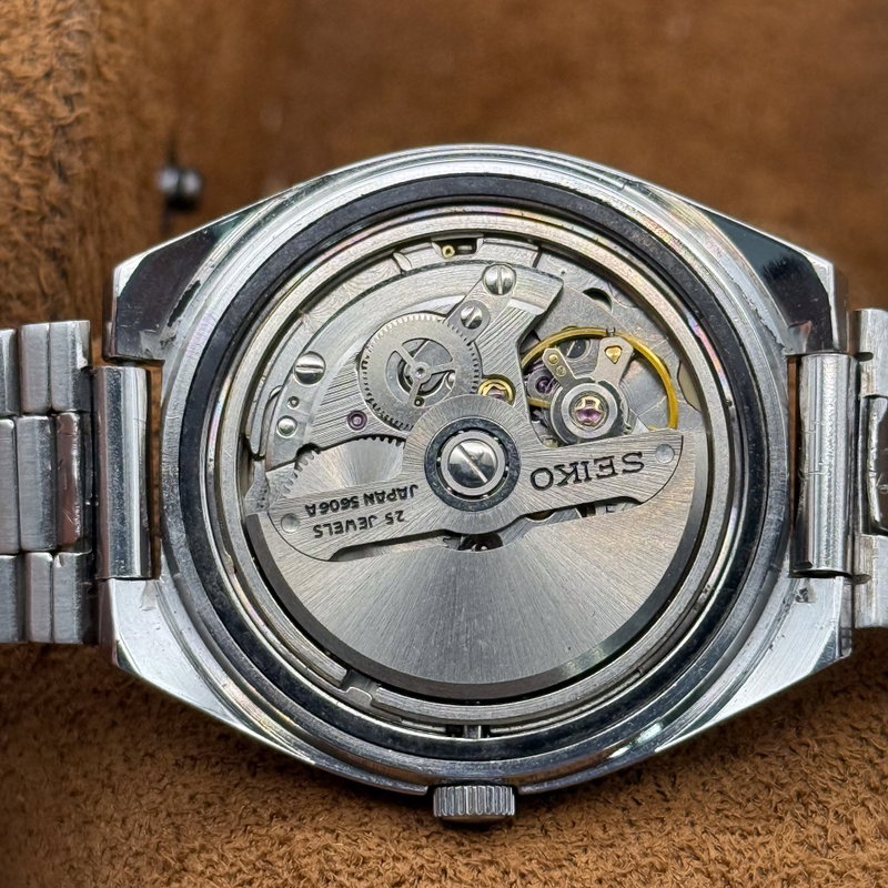 Seiko Seiko - LM "Deep Blue Sunburst" [Near-Mint]  光焦 – Kōshō – Focused Light - No reserve price - 5606-8130 - Men - 1975 vintage watch - image 10