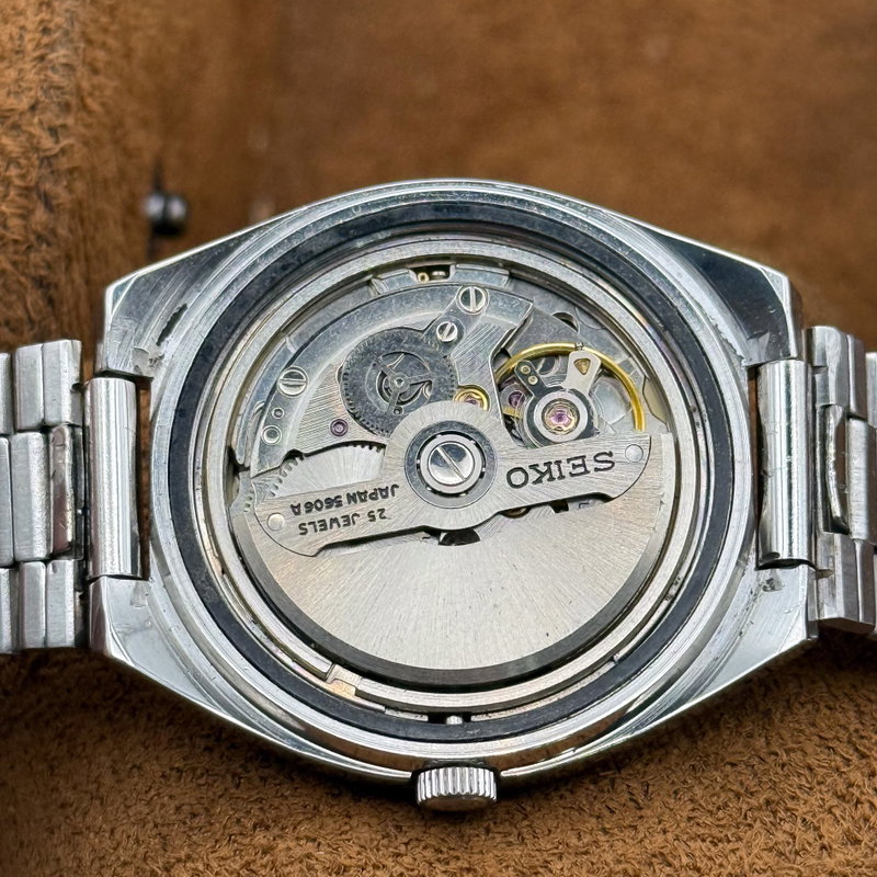 Seiko Seiko - LM "Deep Blue Sunburst" [Near-Mint]  光焦 – Kōshō – Focused Light - No reserve price - 5606-8130 - Men - 1975 vintage watch - image 11
