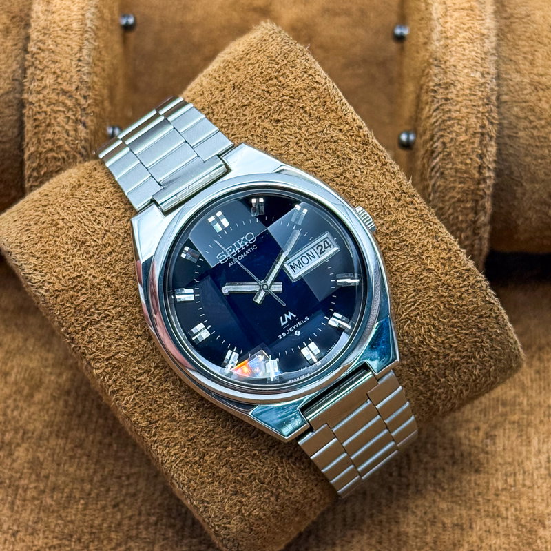 Seiko Seiko - LM "Deep Blue Sunburst" [Near-Mint]  光焦 – Kōshō – Focused Light - No reserve price - 5606-8130 - Men - 1975 vintage watch - image 20