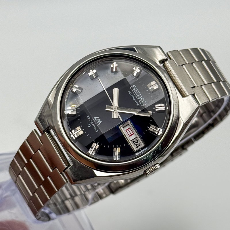 Seiko Seiko - LM "Deep Blue Sunburst" [Near-Mint]  光焦 – Kōshō – Focused Light - No reserve price - 5606-8130 - Men - 1975 vintage watch - image 26
