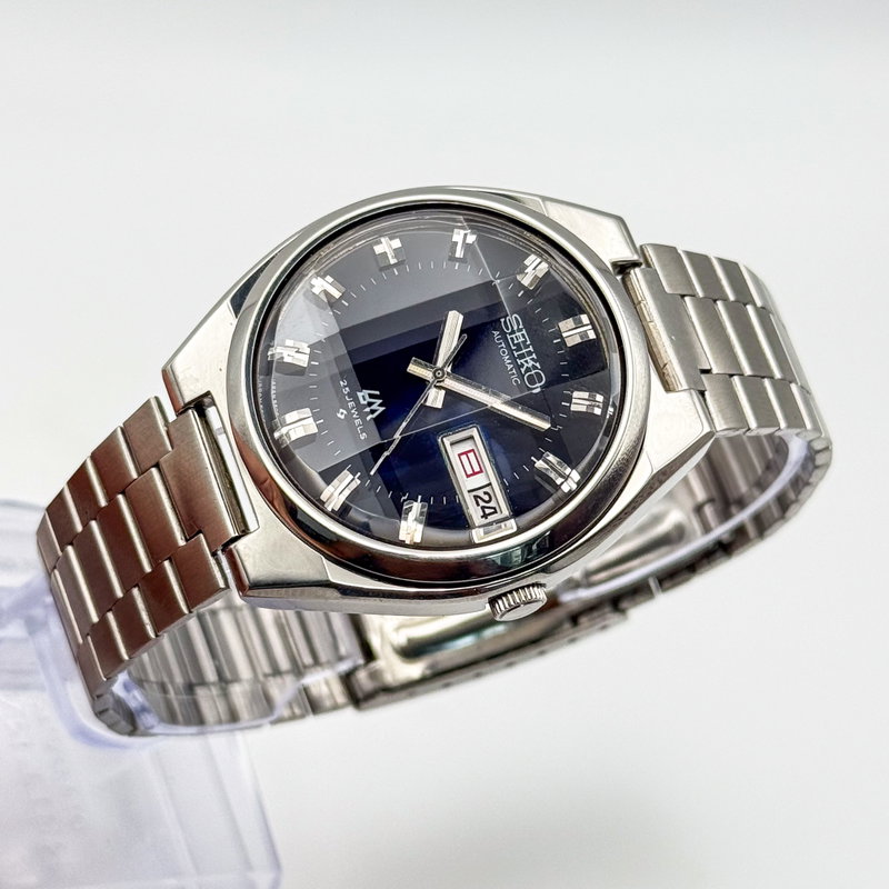 Seiko Seiko - LM "Deep Blue Sunburst" [Near-Mint]  光焦 – Kōshō – Focused Light - No reserve price - 5606-8130 - Men - 1975 vintage watch - image 27