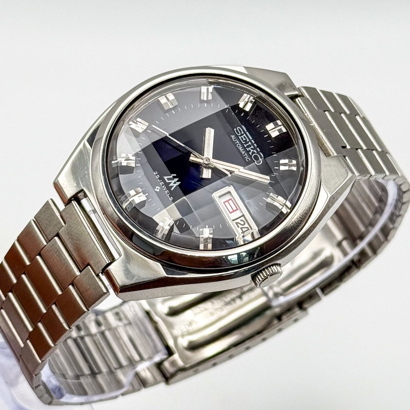 Seiko Seiko - LM "Deep Blue Sunburst" [Near-Mint]  光焦 – Kōshō – Focused Light - No reserve price - 5606-8130 - Men - 1975 vintage watch - image 30