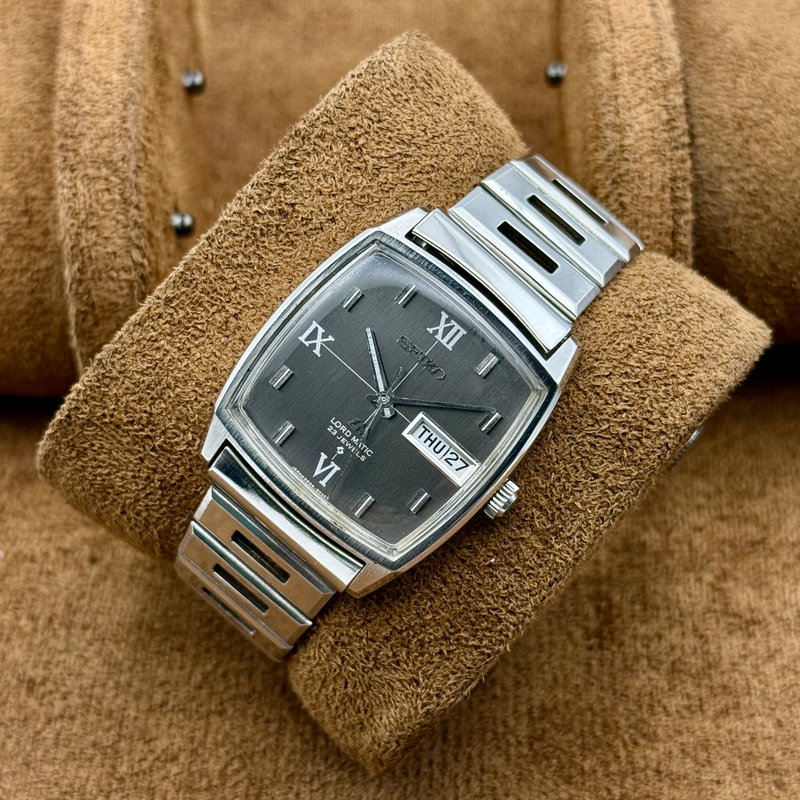 Seiko Seiko - Lord Matic [Serviced] 月輪 (Gachirin) – Lunar Ring - No Reserve Price - 5606-5000 - Men - 1970 vintage watch - image 2