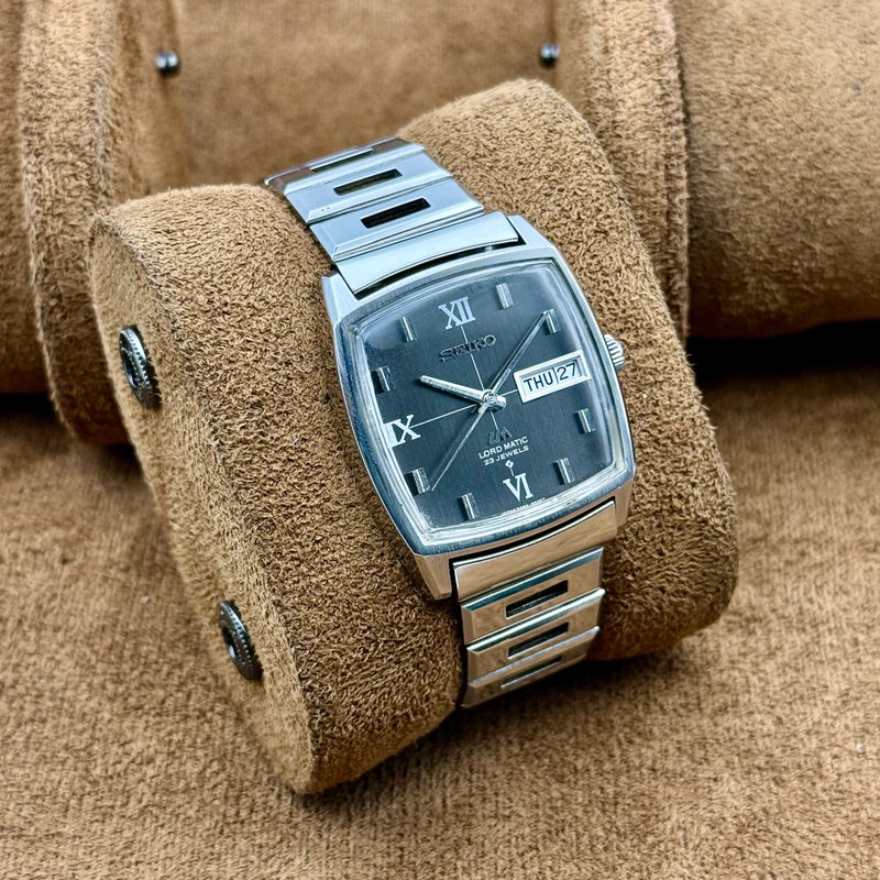 Seiko Seiko - Lord Matic [Serviced] 月輪 (Gachirin) – Lunar Ring - No Reserve Price - 5606-5000 - Men - 1970 vintage watch - image 5