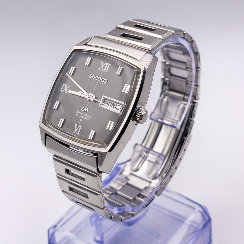 Seiko Seiko - Lord Matic [Serviced] 月輪 (Gachirin) – Lunar Ring - No Reserve Price - 5606-5000 - Men - 1970 vintage watch - image 14