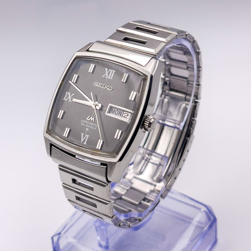 Seiko Seiko - Lord Matic [Serviced] 月輪 (Gachirin) – Lunar Ring - No Reserve Price - 5606-5000 - Men - 1970 vintage watch - image 15