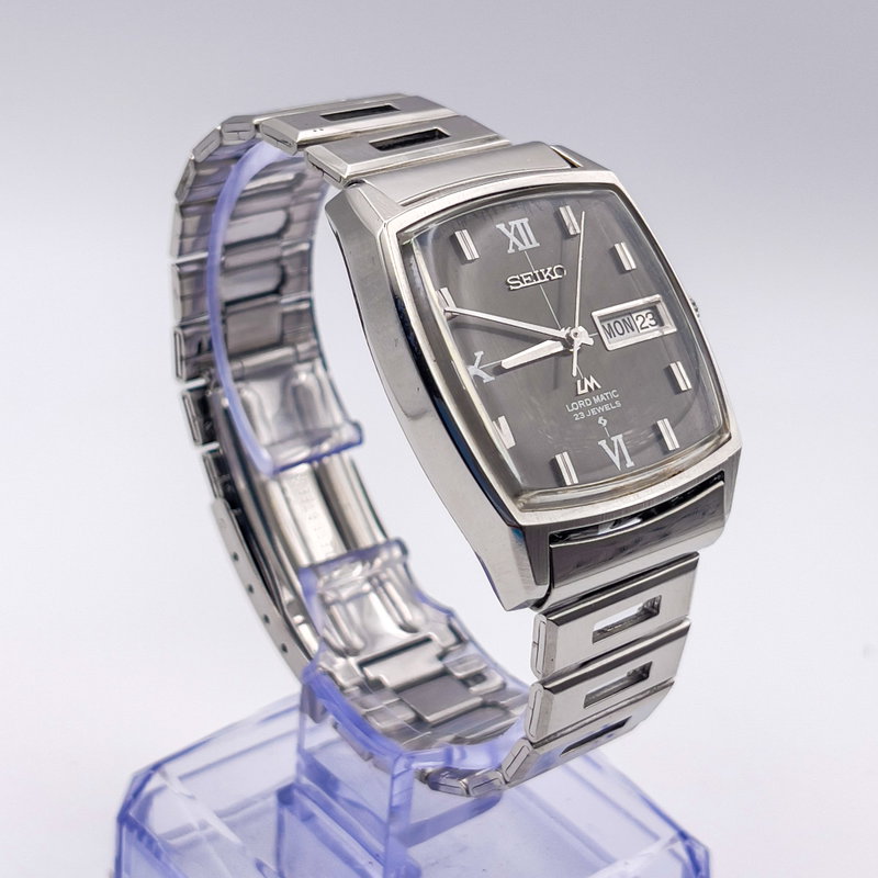 Seiko Seiko - Lord Matic [Serviced] 月輪 (Gachirin) – Lunar Ring - No Reserve Price - 5606-5000 - Men - 1970 vintage watch - image 17