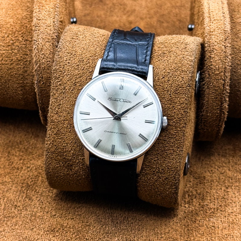 Seiko Seiko - Crown 精律 (Seiritsu) – Precision Rhythm - No reserve price - 15013ED - Men - 1964 vintage watch - image 4
