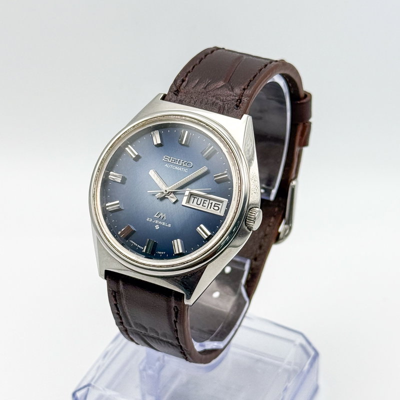 Seiko Seiko - Lord Matic "Sunburst Blue" 余光 (Yokō) – Lingering Light - No reserve price - 5606-7260 - Men - 1972 vintage watch - image 1