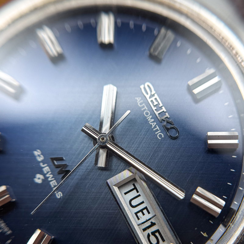 Seiko Seiko - Lord Matic "Sunburst Blue" 余光 (Yokō) – Lingering Light - No reserve price - 5606-7260 - Men - 1972 vintage watch - image 17
