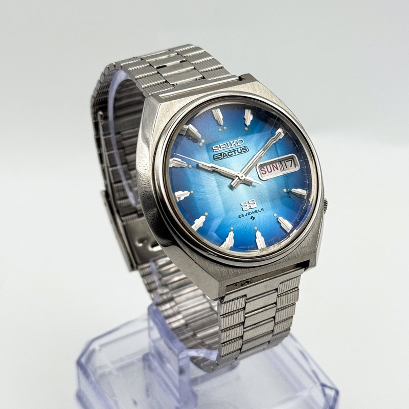 Seiko Seiko - 5Actus 蒼海 (Sōkai) – Blue Ocean - No Reserve Price - 6106-7700 - Men - 1974 vintage watch - image 4