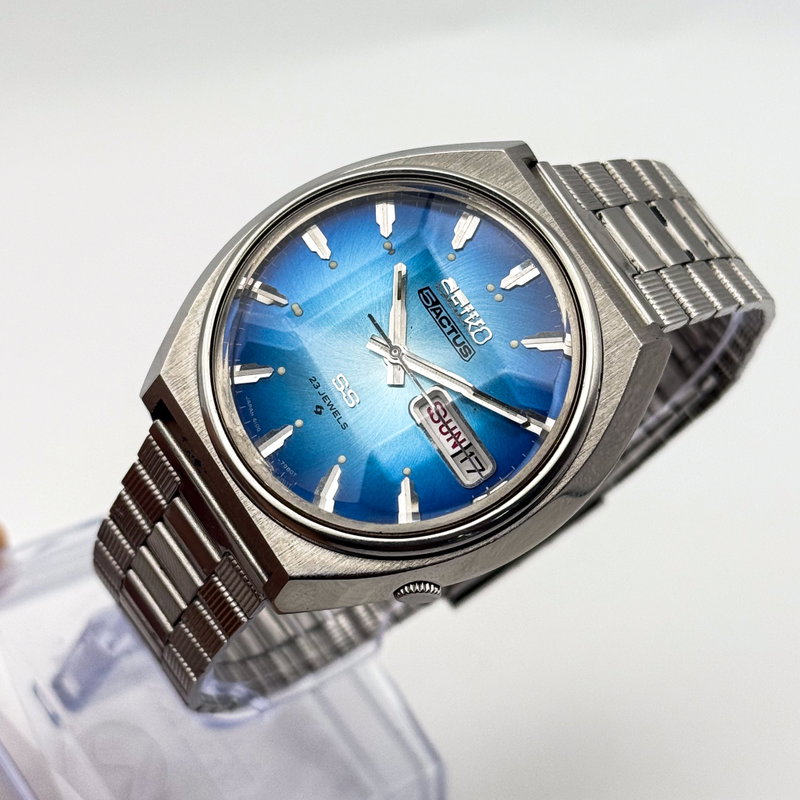 Seiko Seiko - 5Actus 蒼海 (Sōkai) – Blue Ocean - No Reserve Price - 6106-7700 - Men - 1974 vintage watch - image 9