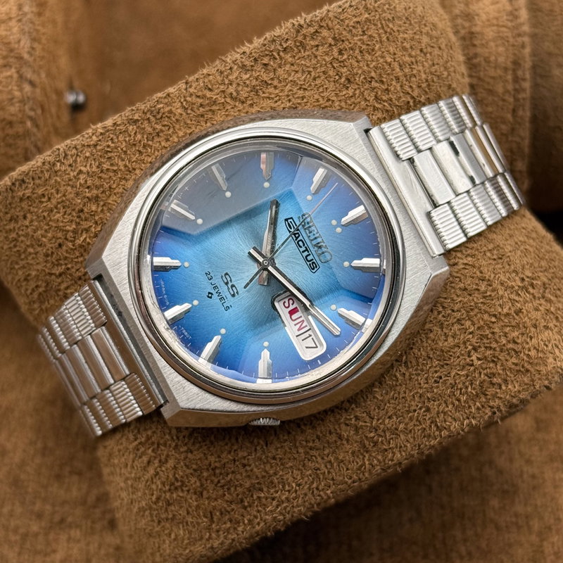 Seiko Seiko - 5Actus 蒼海 (Sōkai) – Blue Ocean - No Reserve Price - 6106-7700 - Men - 1974 vintage watch - image 11